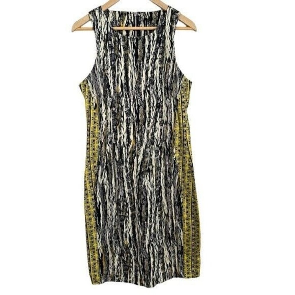 W118 by walter baker snakeskin print pencil dress size medium